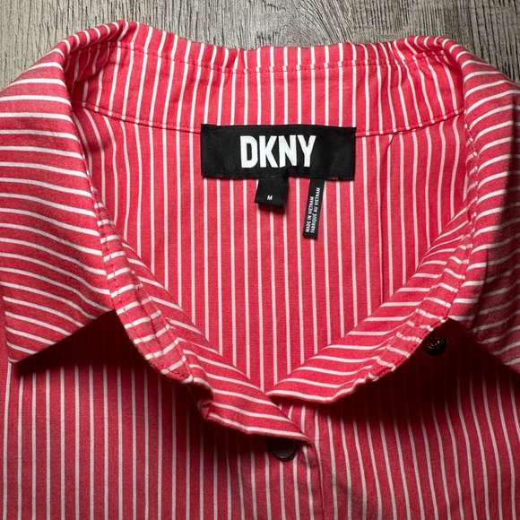 DKNY Cotton Stripe Button Down - Picture 7 of 7